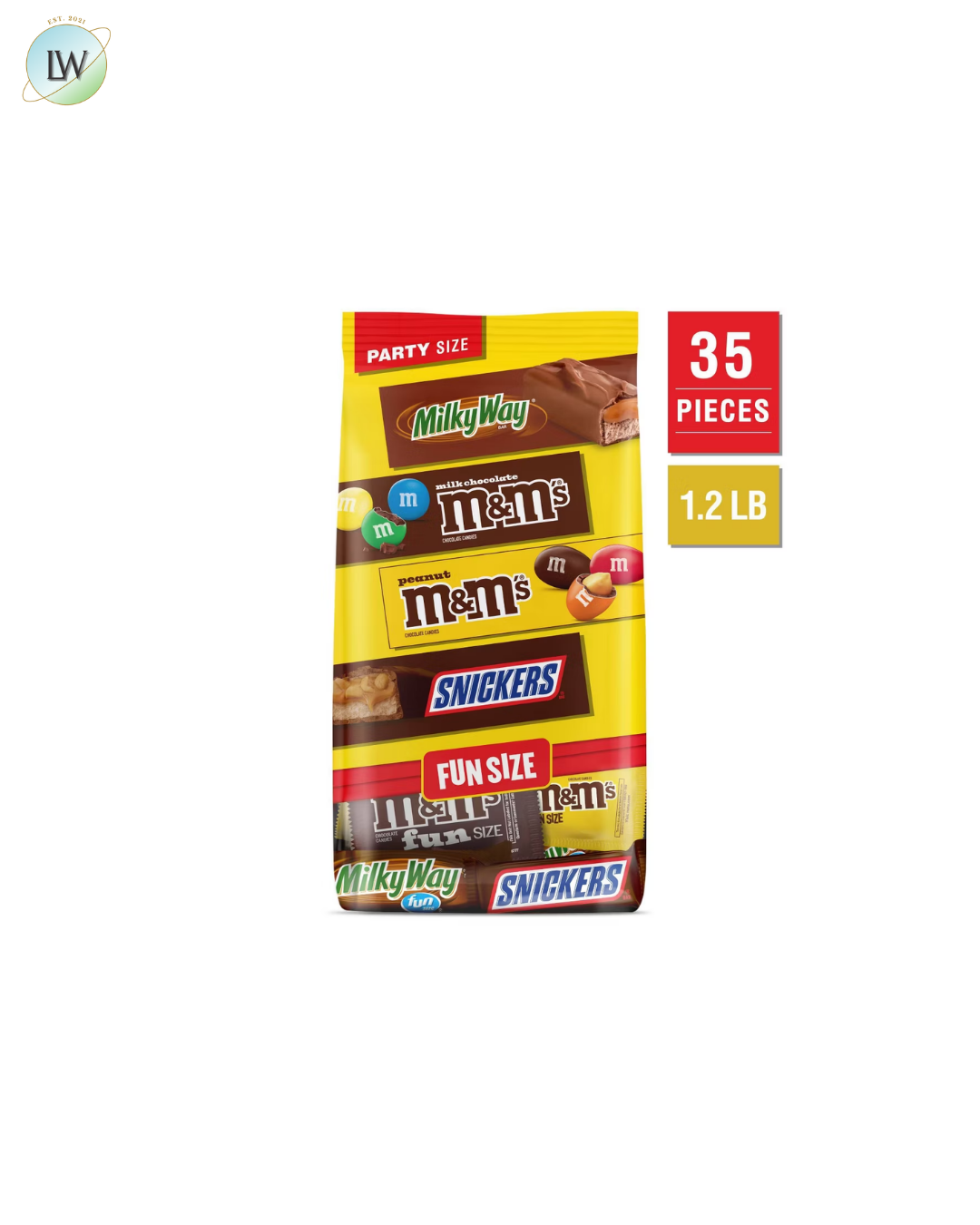 M&M'S, Snickers & Milky Way Fun Size Chocolates Variety Pack, 19.2 oz. (35 Pcs.)