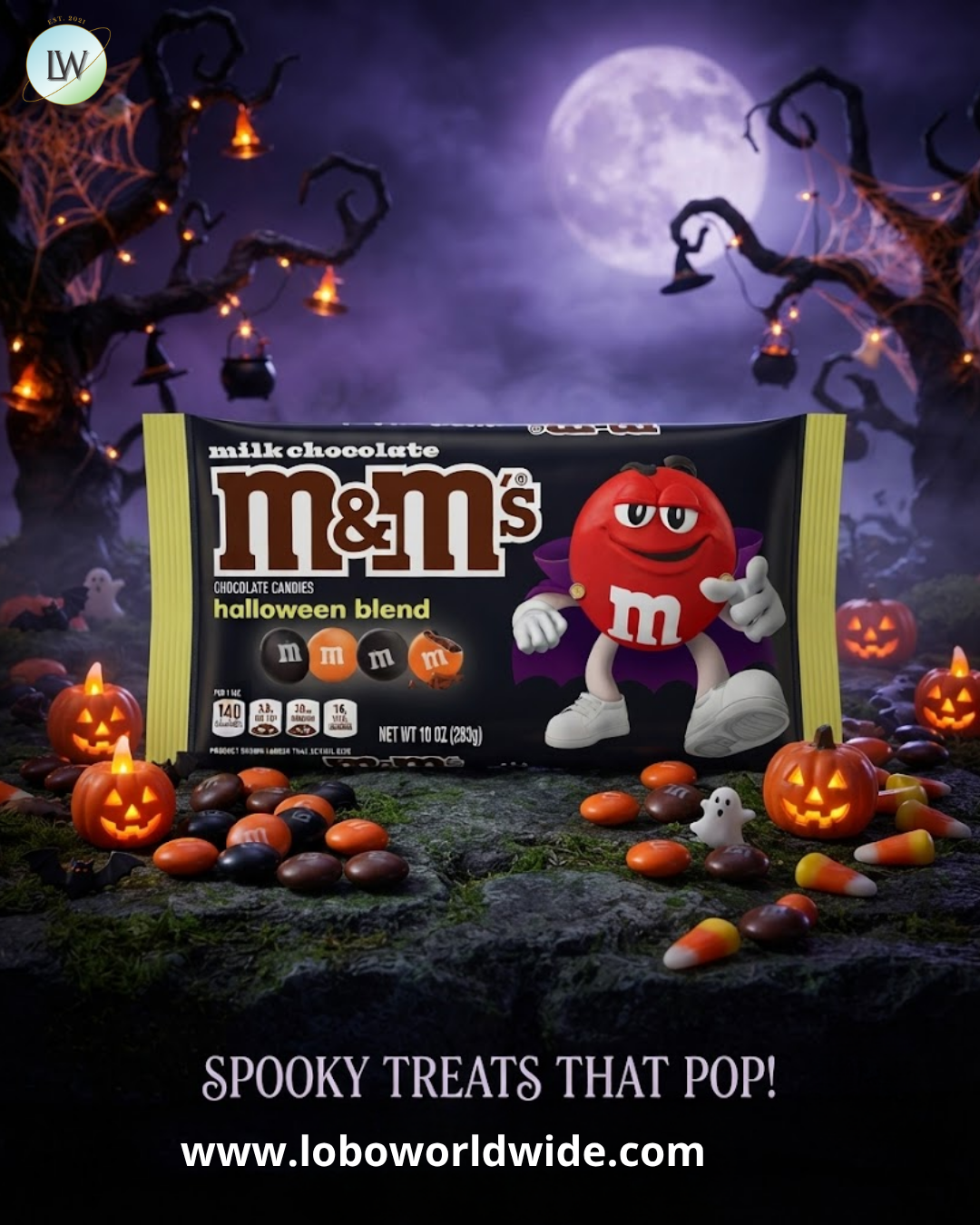 M&M's Halloween Blend Milk Chocolate, 10 oz.