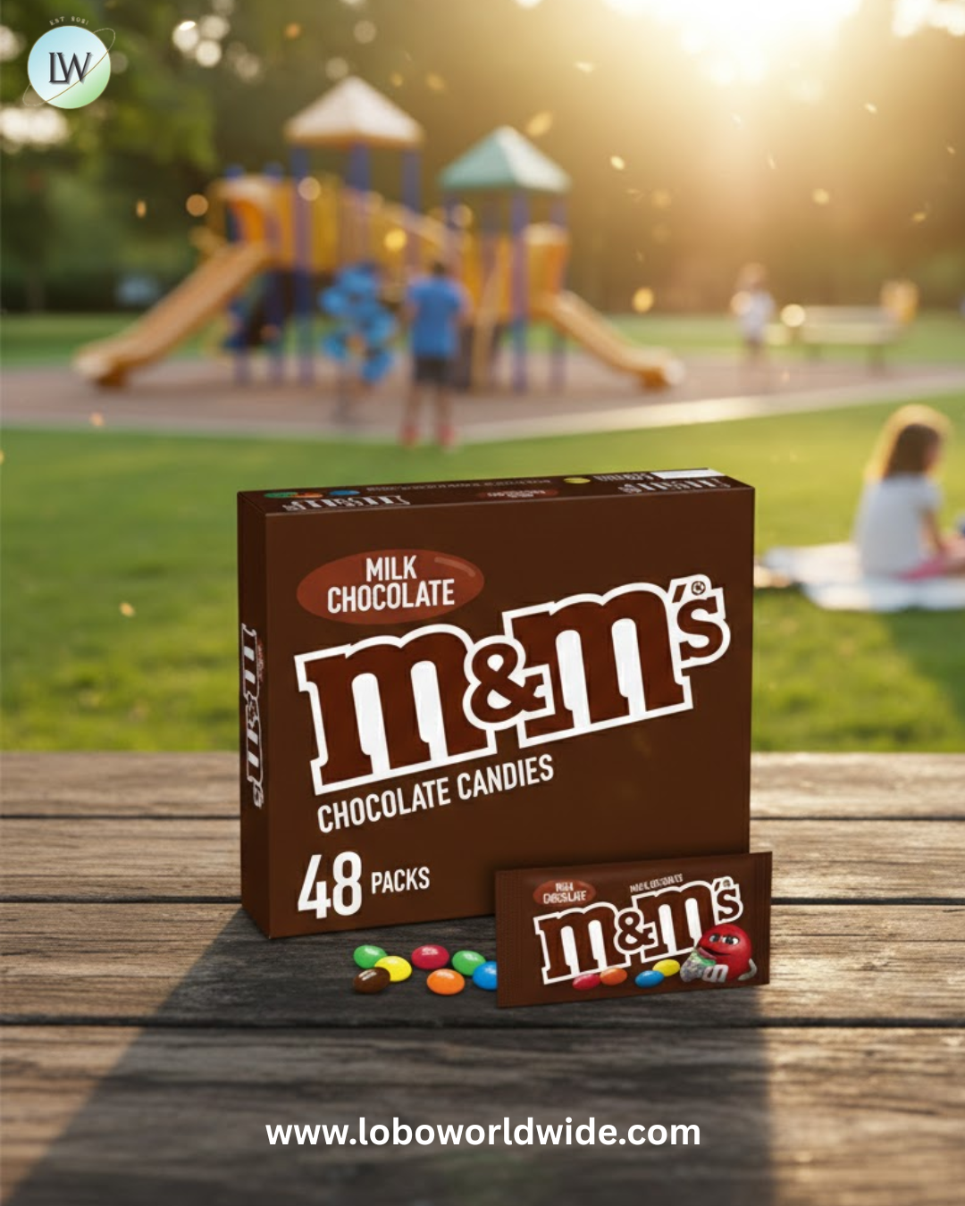 M&M's Full Size Chocolate Candy, Milk Chocolate, 48 ct./1.69 oz.