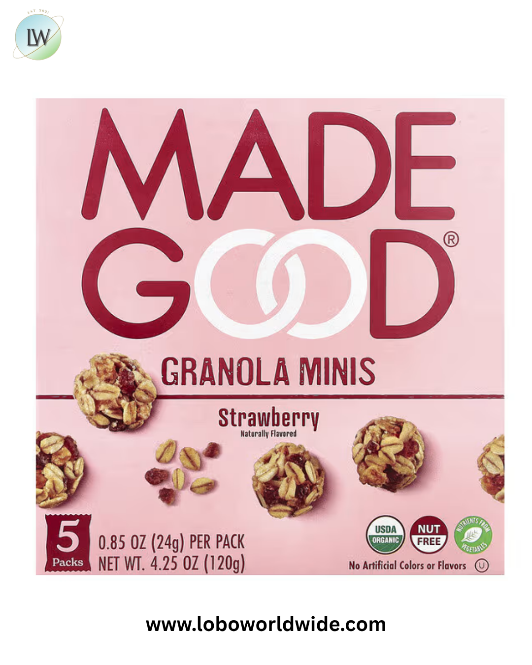 MadeGood, 5 Packs, 0.85 oz (24 g) Each