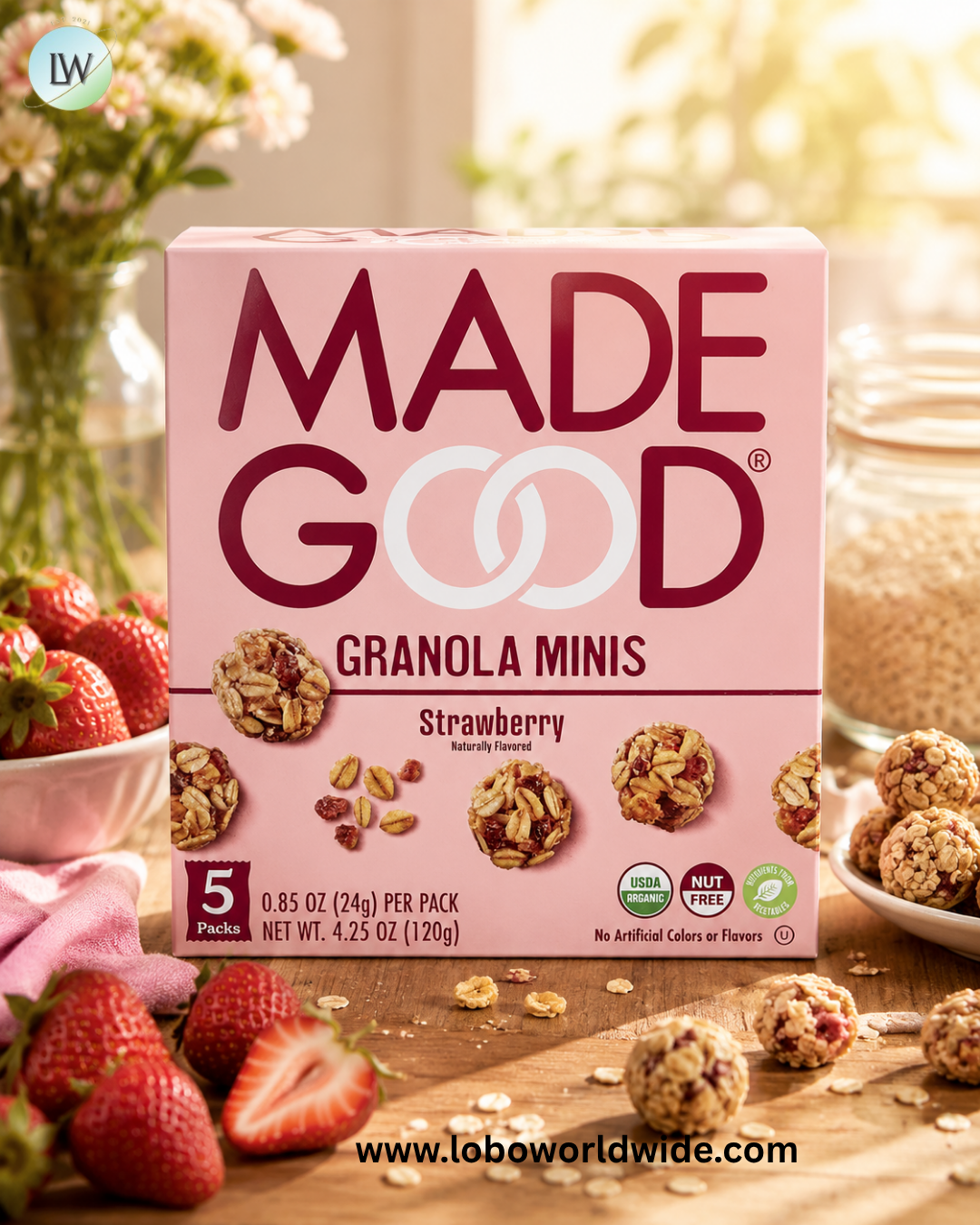 MadeGood, 5 Packs, 0.85 oz (24 g) Each