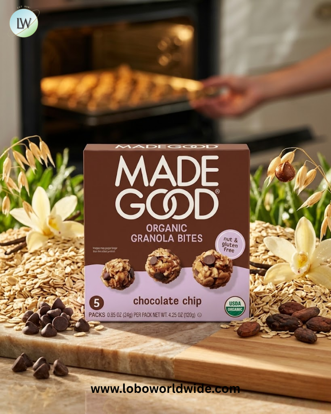 MadeGood, 5 Packs, 0.85 oz (24 g) Each