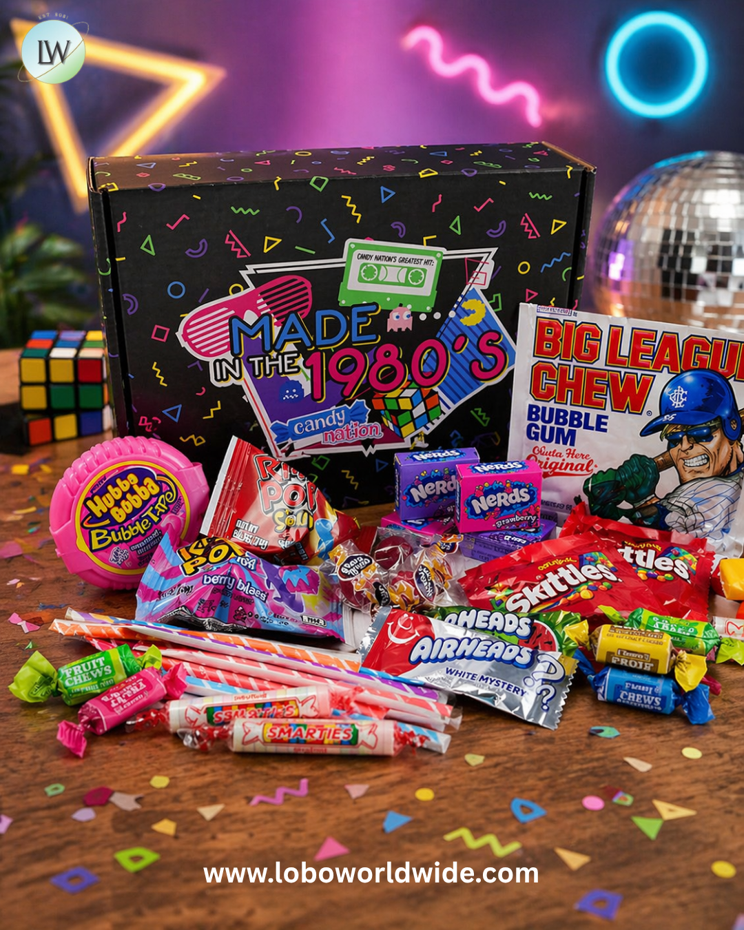 Made in the 1980's Retro Candy Box