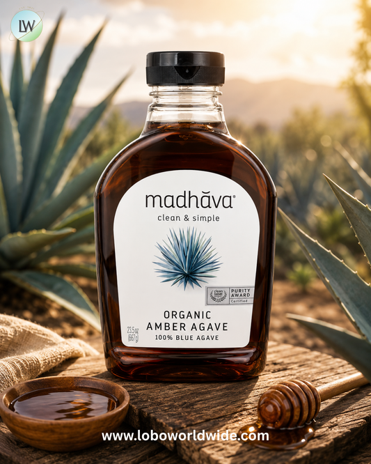 Madhava, Organic Amber Agave, 23.5 oz (667 g)