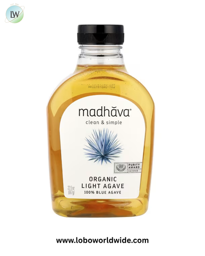 Madhava, Organic Light Agave, 23.5 oz (667 g)