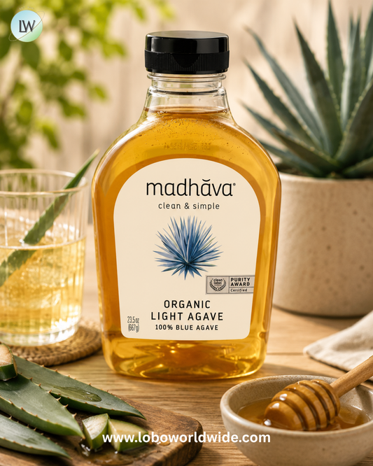 Madhava, Organic Light Agave, 23.5 oz (667 g)