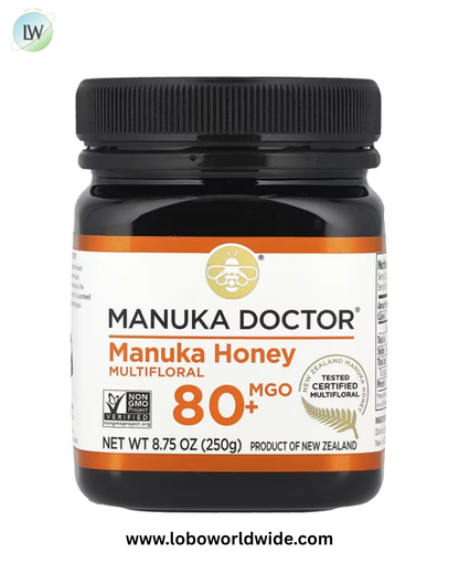 Manuka Doctor, Multifloral Manuka Honey, MGO 80+