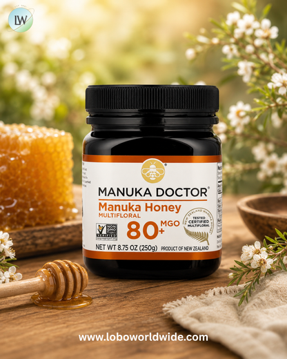 Manuka Doctor, Multifloral Manuka Honey, MGO 80+
