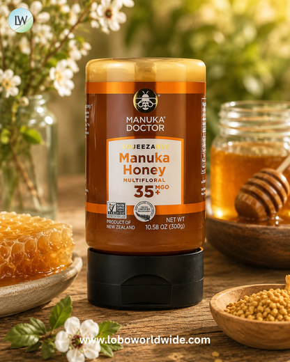 Manuka Doctor, Squeezable Multifloral Manuka Honey, MGO 35+, 10.58 oz (300 g)
