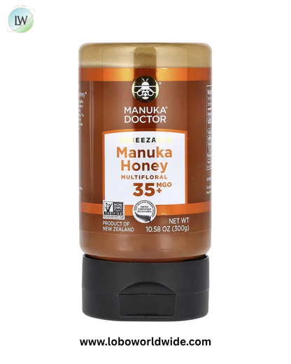Manuka Doctor, Squeezable Multifloral Manuka Honey, MGO 35+, 10.58 oz (300 g)