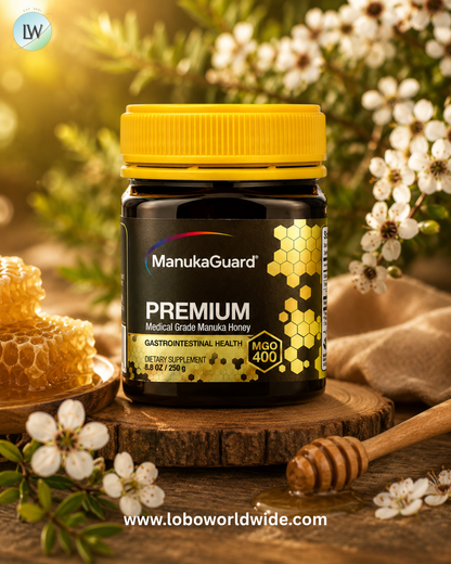 ManukaGuard, Premium Medical Grade Manuka Honey , MGO 400, 8.8 oz (250 g)