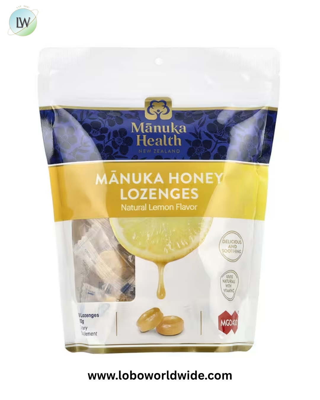 Manuka Health, Manuka Honey Lozenges, MGO 400+, 58 Lozenges