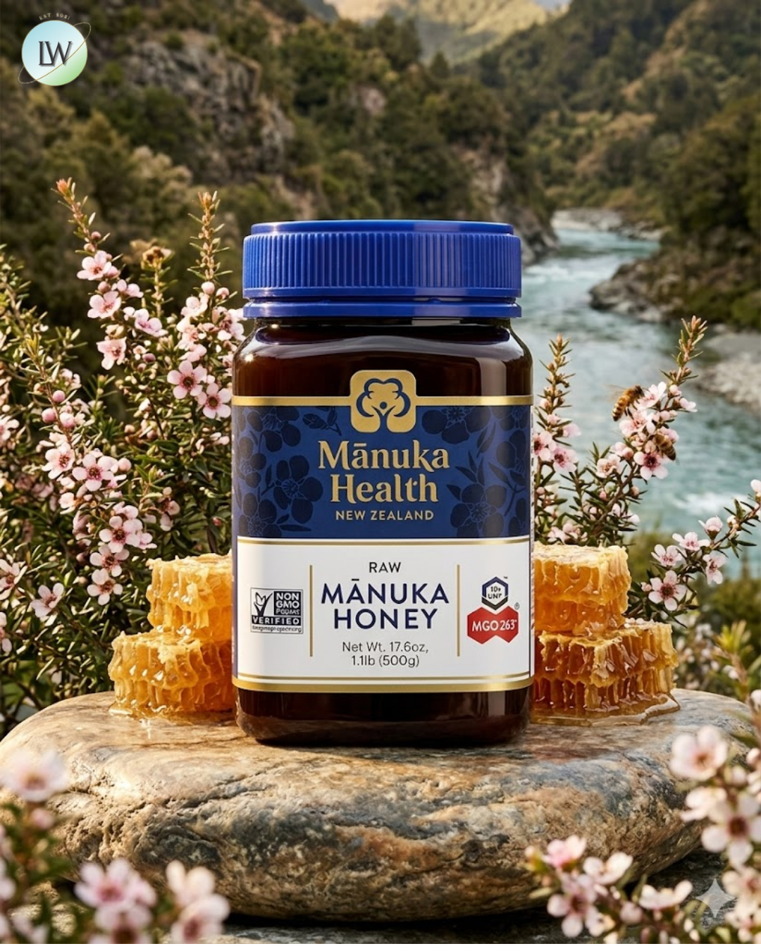 Manuka Health, Raw Manuka Honey, UMF 10+, MGO 263+