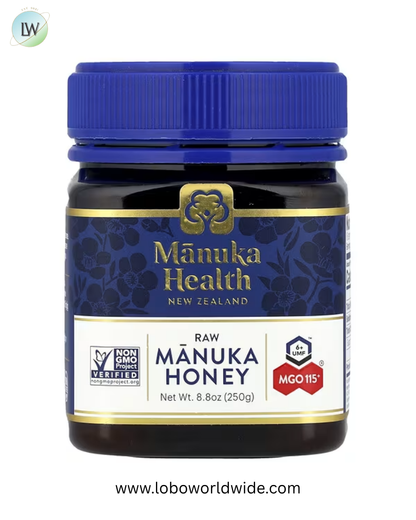 Manuka Health, Raw Manuka Honey, UMF 6+™, MGO 115+
