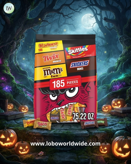Mars Halloween Variety Pack Candy, 75.22 oz. (185 Pcs.)