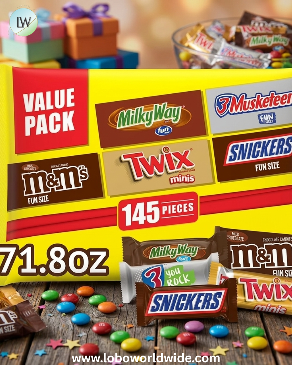 Mars Milk Chocolate Variety Pack Candy, 145 pcs.