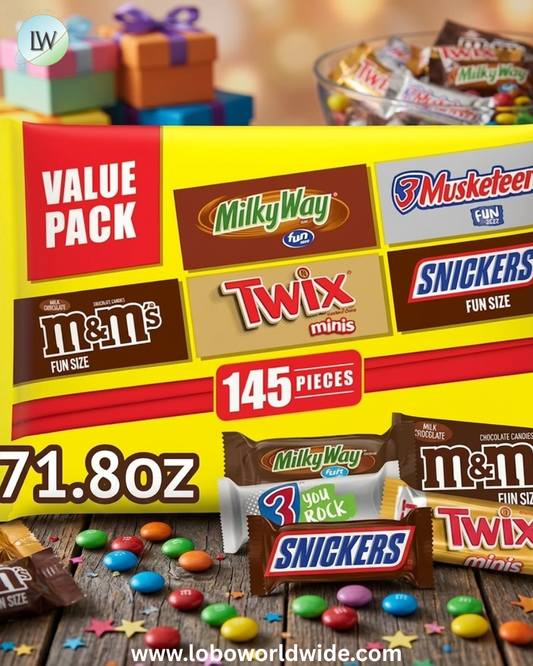 Mars Milk Chocolate Variety Pack Candy, 145 pcs.