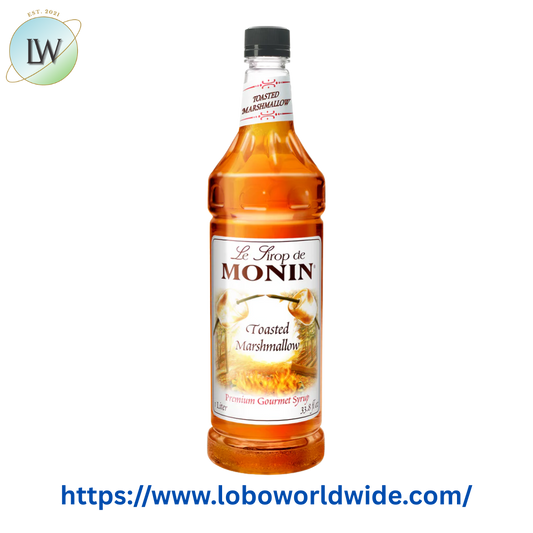 Monin Premium Toasted Marshmallow Flavoring Syrup 1 Liter