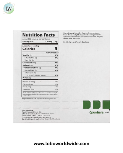 Matcha DNA, Certified Organic Matcha Tea