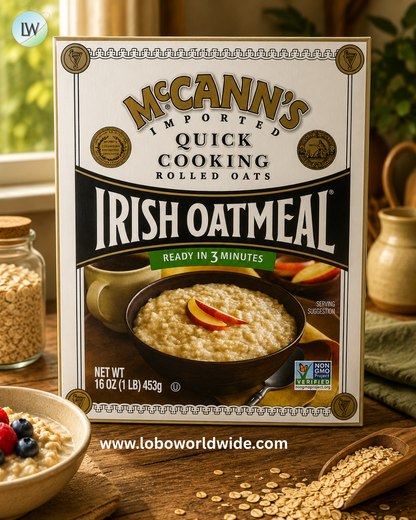 "McCann's Irish Oatmeal, Quick Cooking Rolled Oats, 16 oz (453 g) "