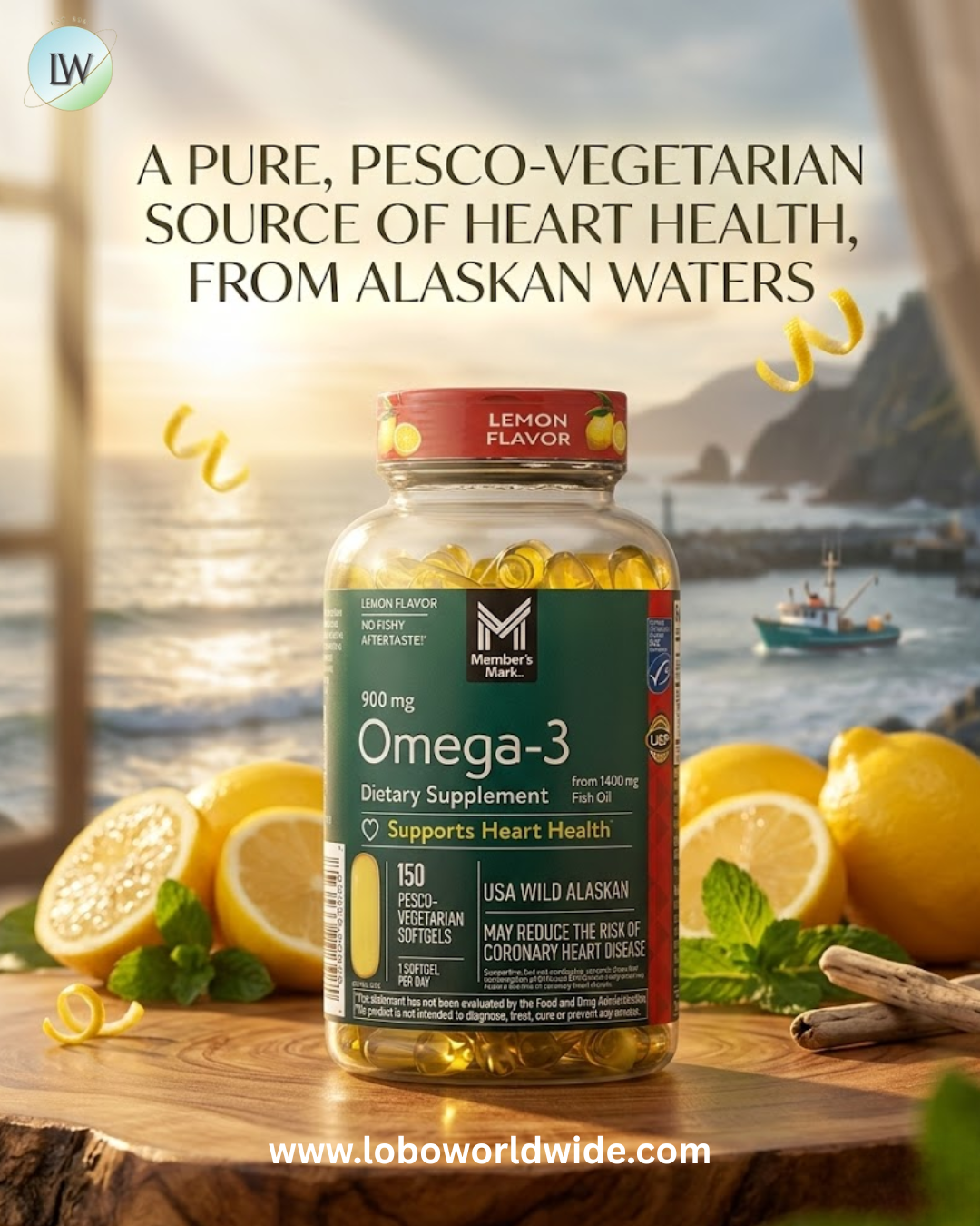 Member's Mark 900 mg Omega-3 from Fish Oil Softgels, 150 ct.