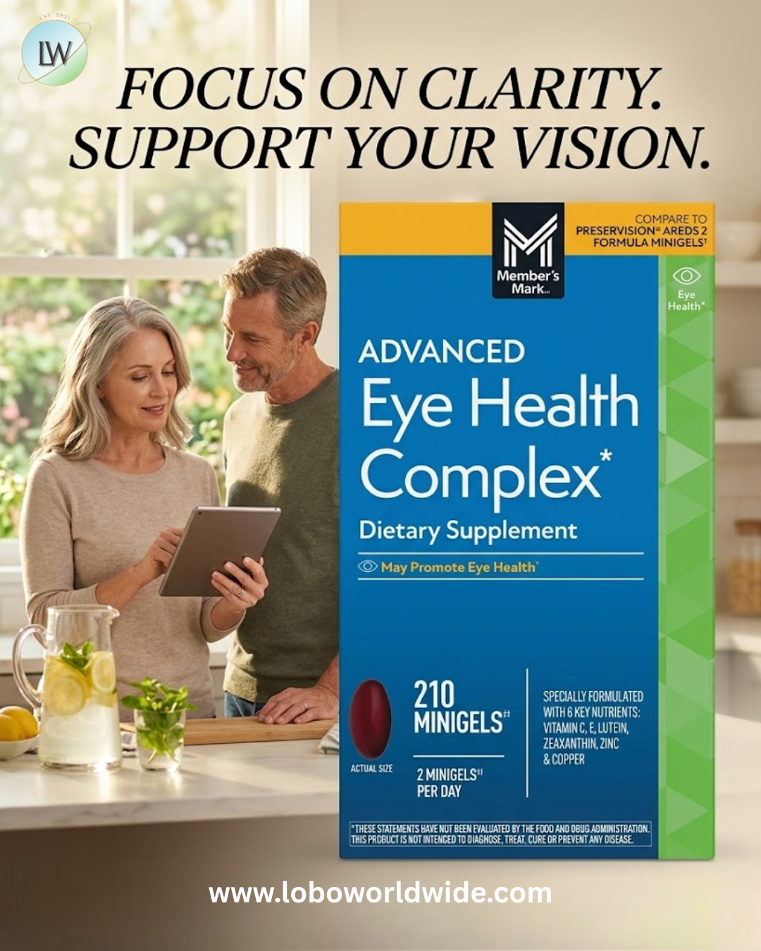 Member's Mark Advanced Eye Health Complex Softgels, 210 ct.