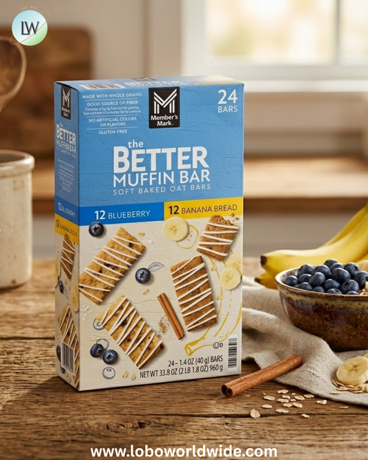 Member's Mark Better Muffin Bar Variety Pack, 24 ct.