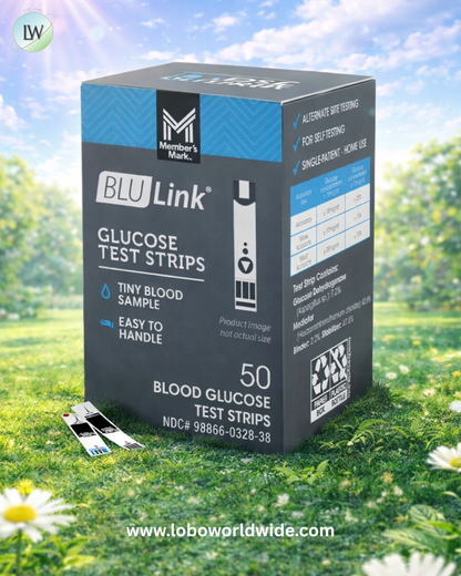 Member's Mark BluLink Glucose Test Strips, 50 ct.