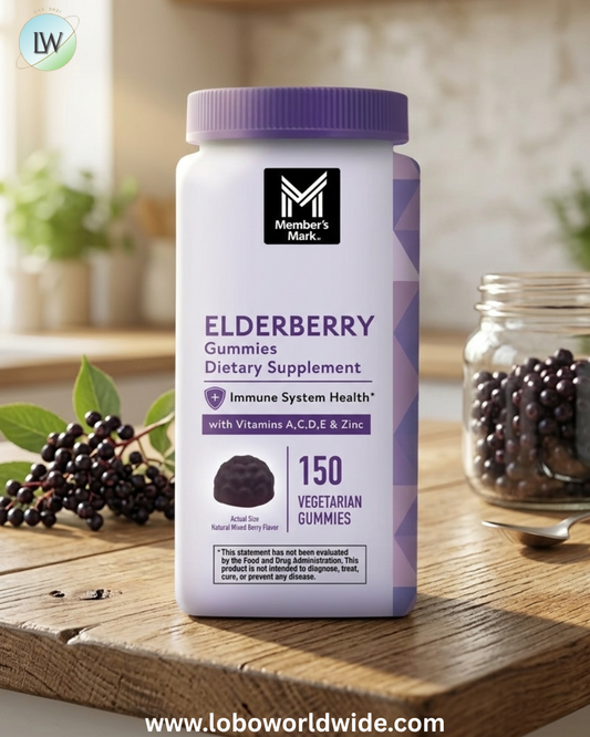Member's Mark Elderberry Immune Health Gummies, 150 ct.