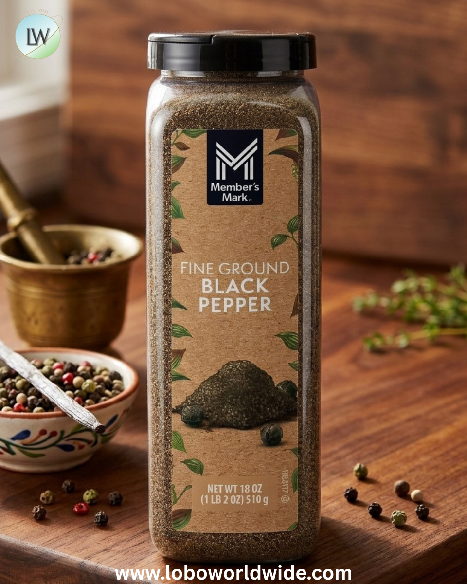 Member's Mark Fine Ground Black Pepper, 18 oz.