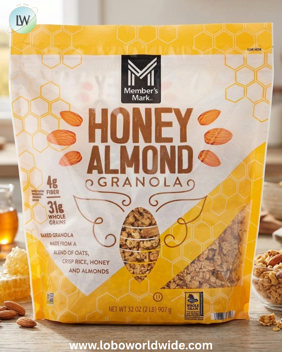 Member's Mark Honey Almond Granola, 32 oz.