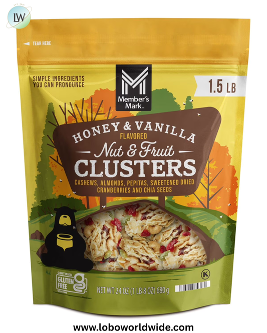 Member's Mark Honey Vanilla Nut and Fruit Clusters, 24 oz.