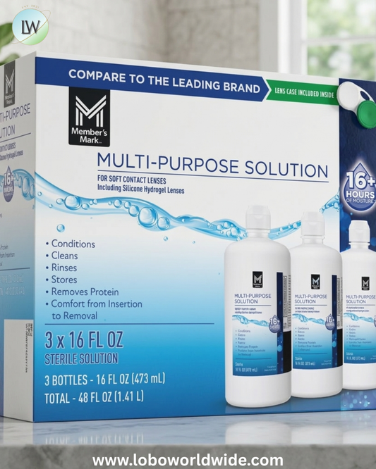 Member's Mark Multi-Purpose Contact Lens Solution, 16 fl. oz., 3 pk.