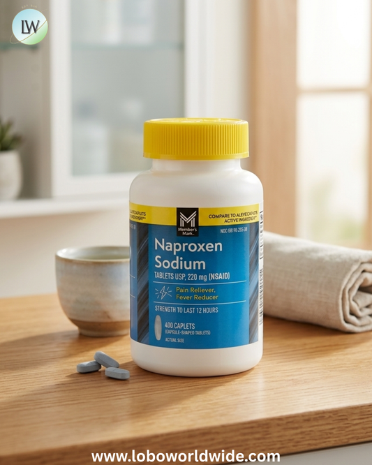Member's Mark Naproxen Sodium Tablets NSAID, 220 mg, 400 ct.