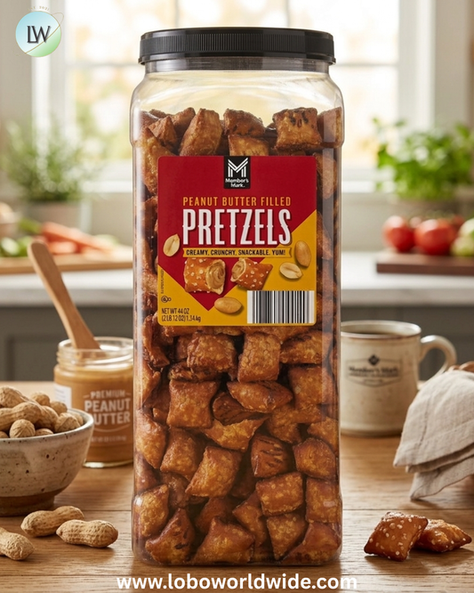 Member's Mark Peanut Butter Filled Pretzels, 44 oz.