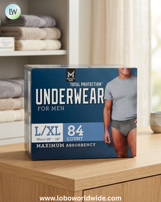 Member's Mark Total Protection Incontinence Underwear for Men, Choose Size