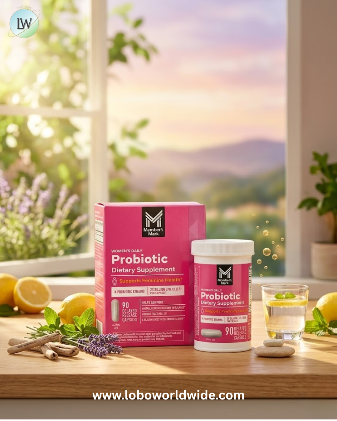 Member's Mark Women's Daily Probiotic Capsules, 90 ct.