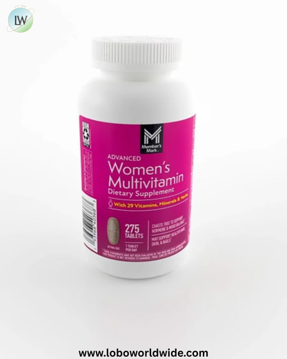 Member's Mark Advanced Women's Multivitamin Tablets, 275 ct.