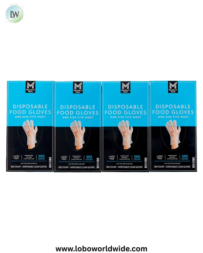 Member's Mark Disposable Food Gloves, 500 ct., 4 pk.