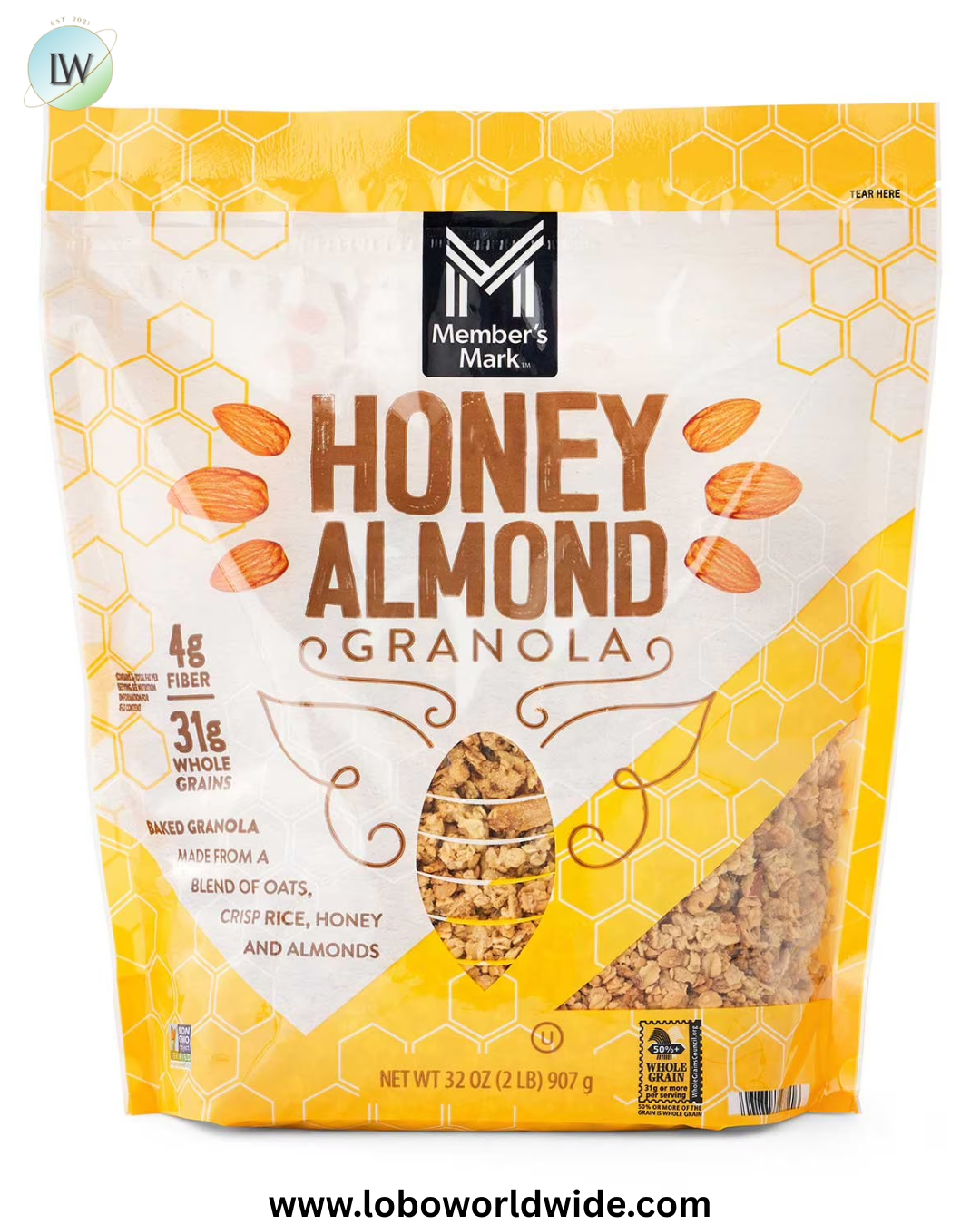 Member's Mark Honey Almond Granola, 32 oz.