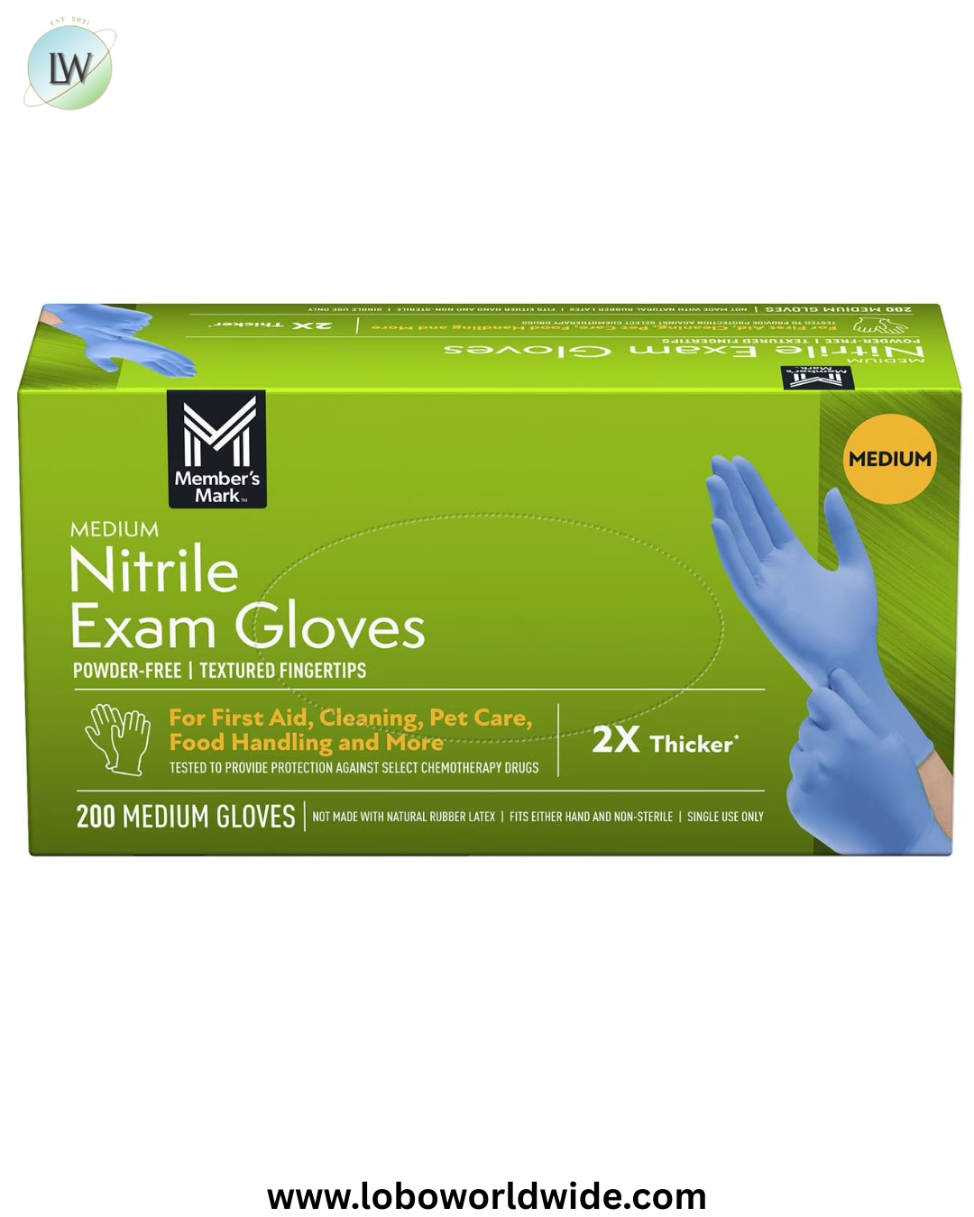 Member's Mark Nitrile Exam Gloves, Choose your Size, 200 ct.