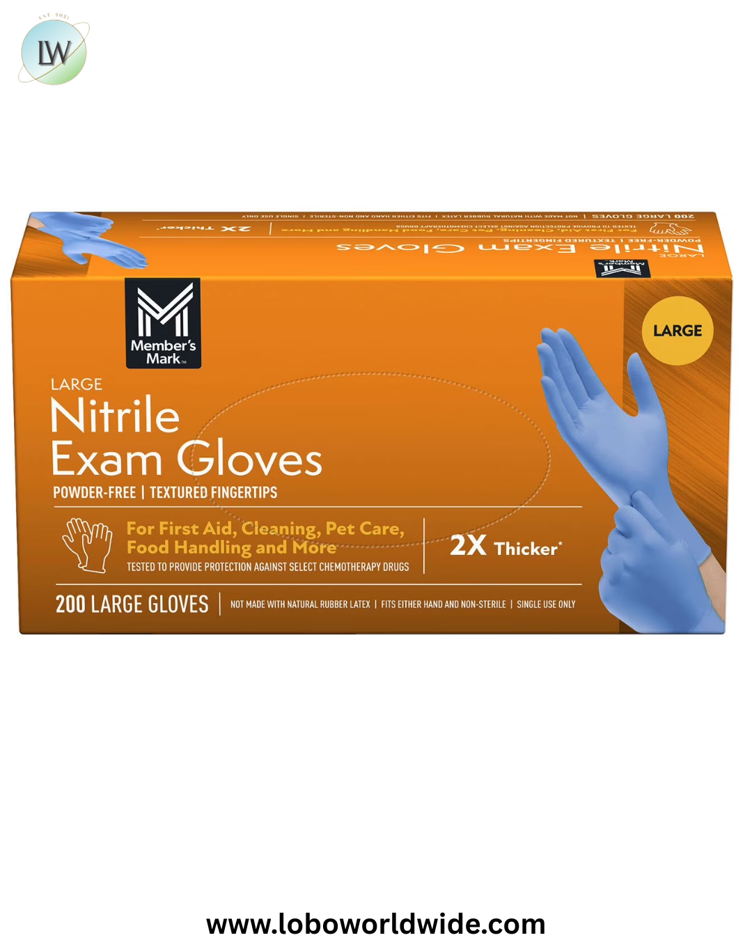 Member's Mark Nitrile Exam Gloves, Choose your Size, 200 ct.