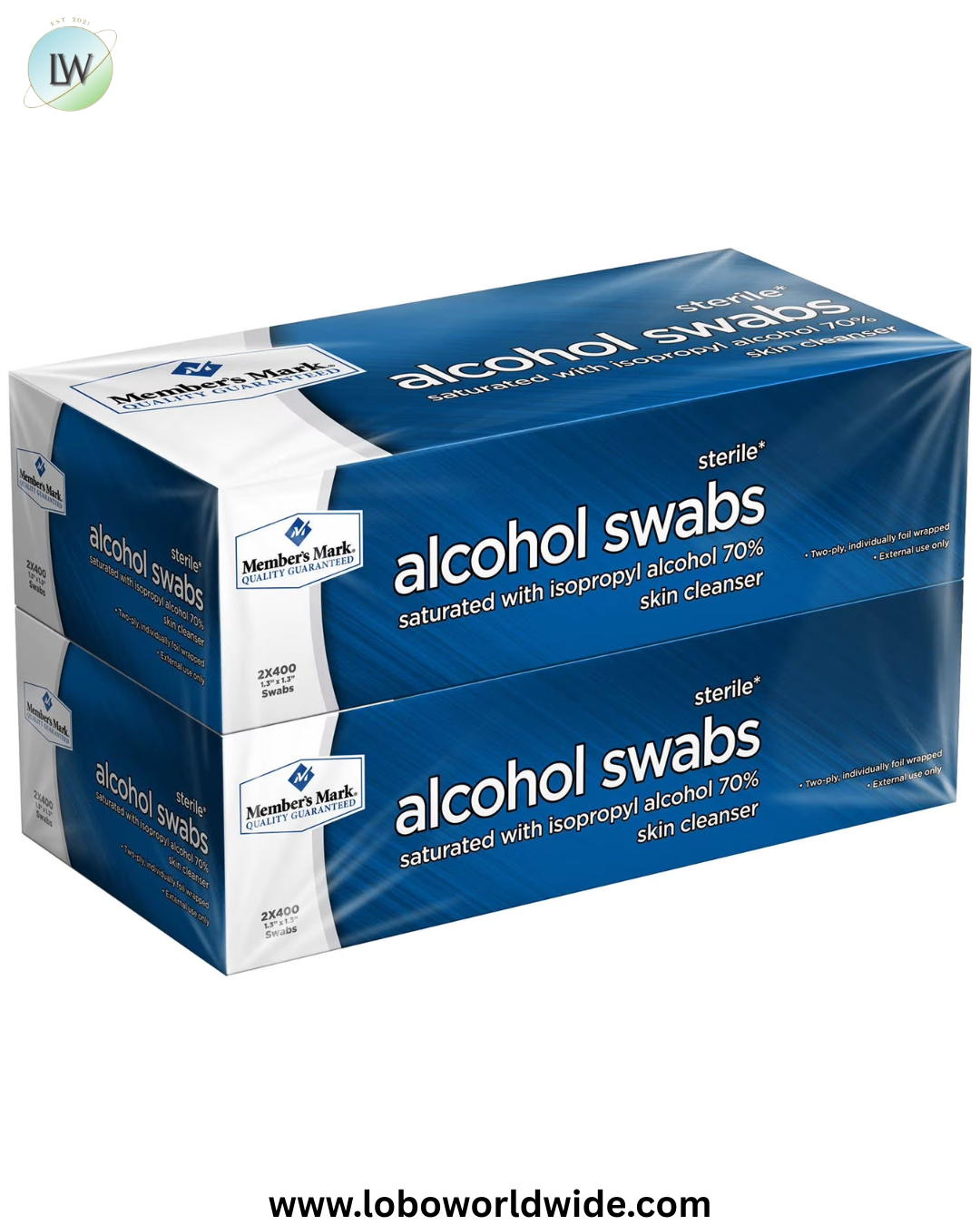 Member's Mark Sterile Alcohol Swabs, 70% Isopropyl Alcohol, 800 ct.