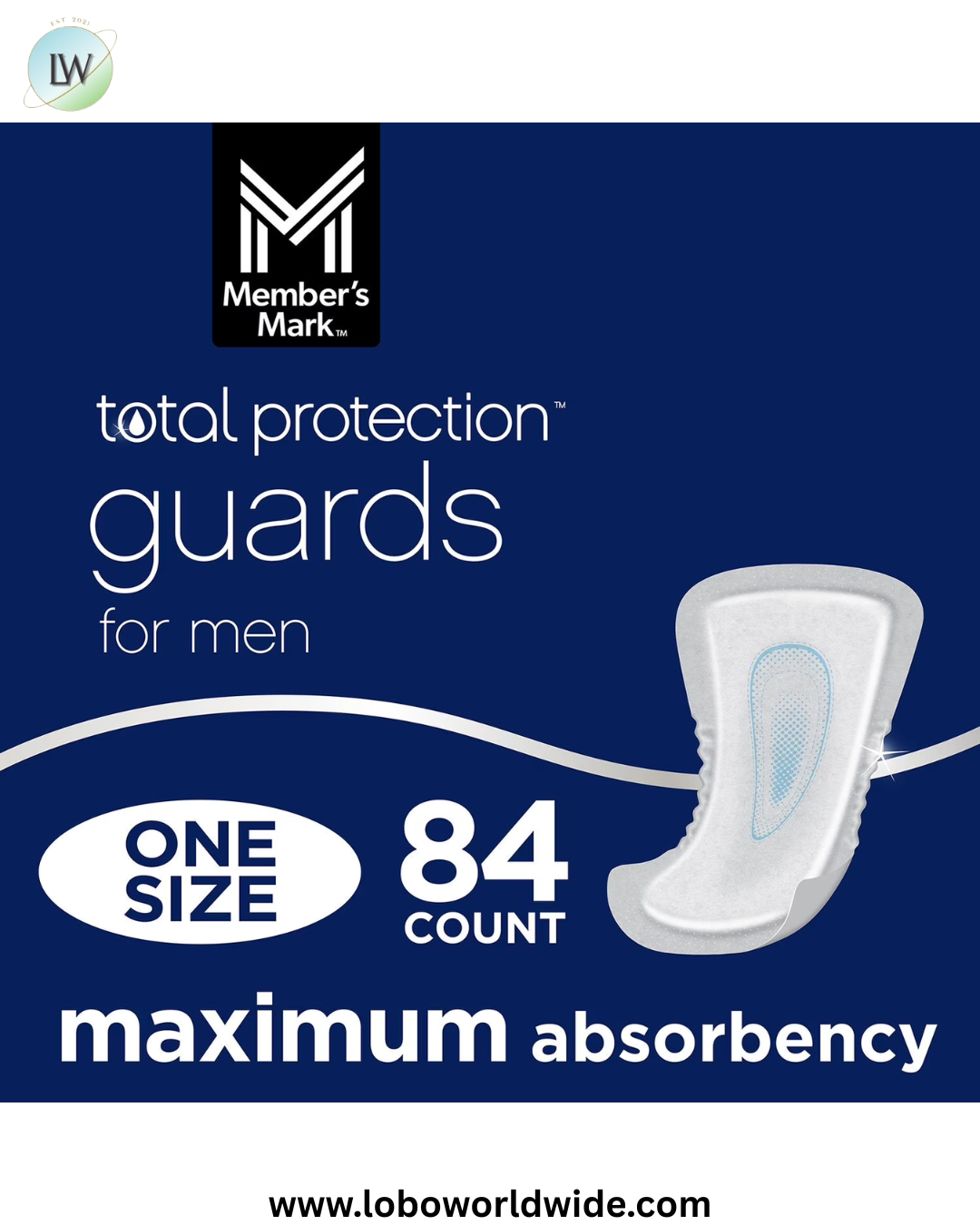Member's Mark Total Protection Guards for Men, Maximum, 84 ct.
