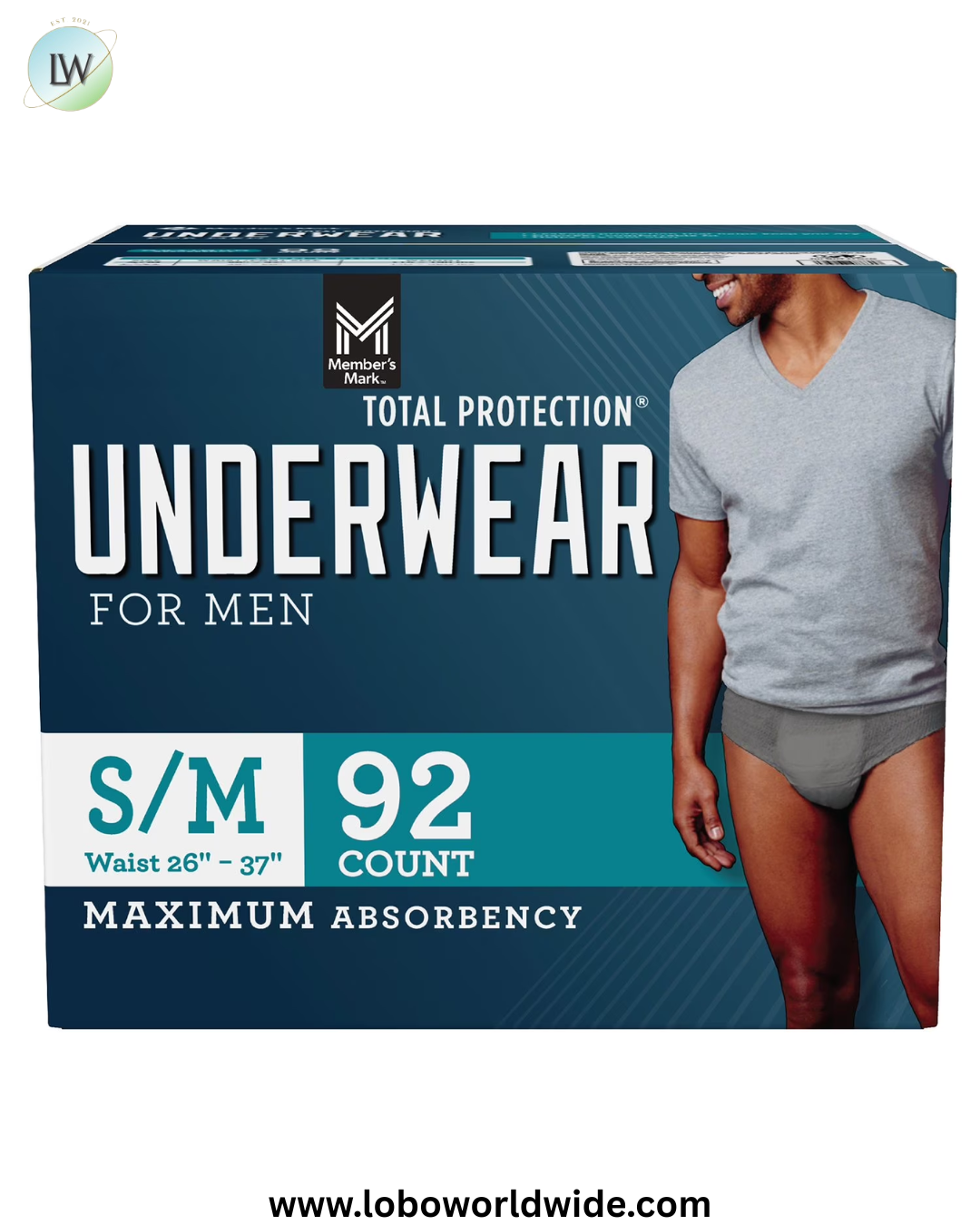 Member's Mark Total Protection Incontinence Underwear for Men