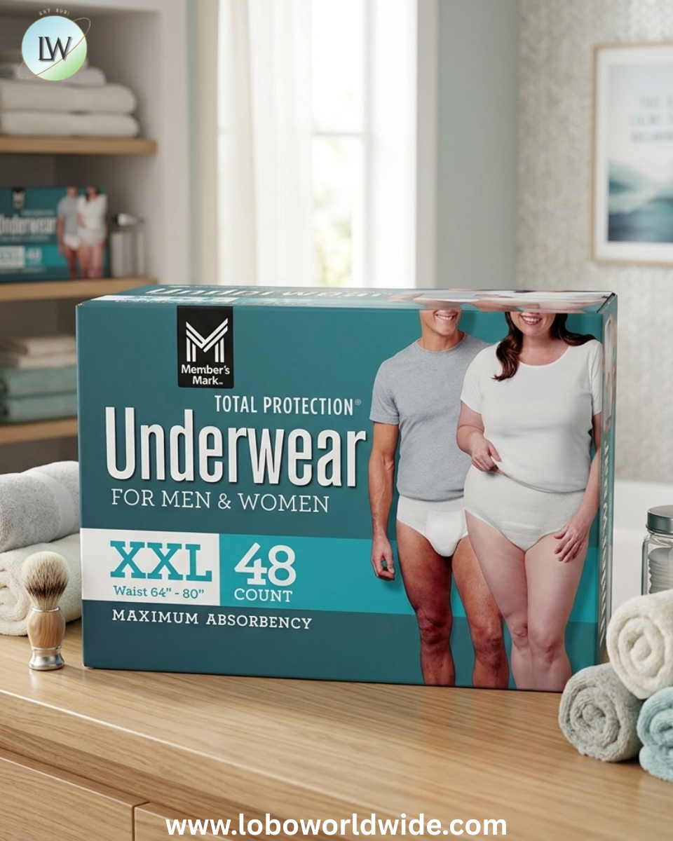 Member's Mark Total Protection Incontinence Underwear for Men