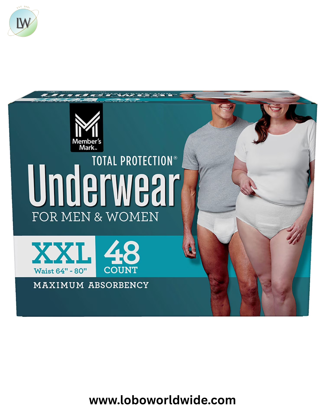 Member's Mark Total Protection Incontinence Underwear for Men