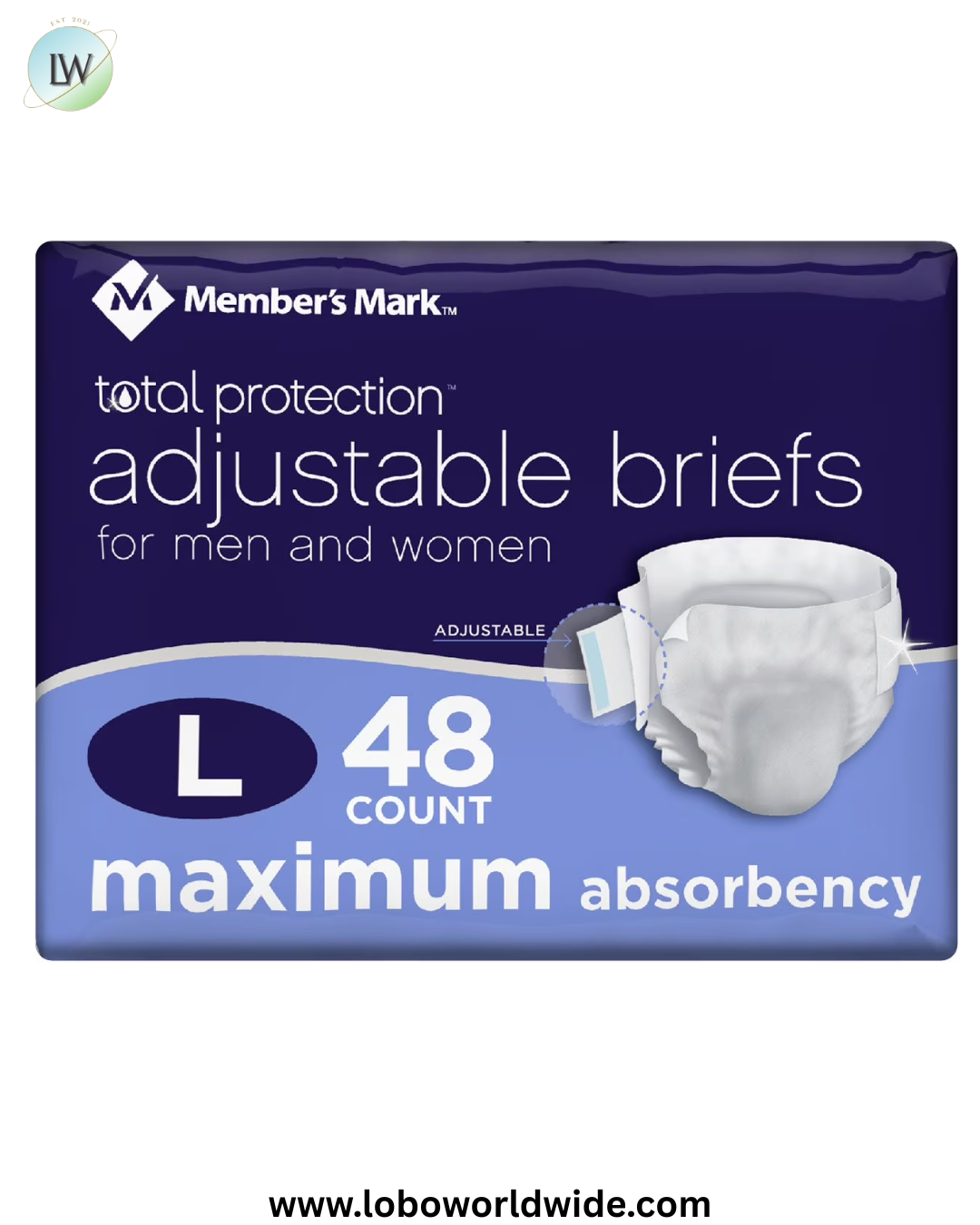 Member's Mark Total Protection Unisex Briefs