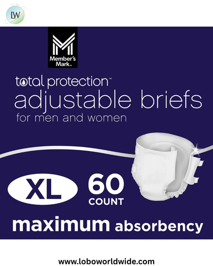Member's Mark Total Protection Unisex Briefs