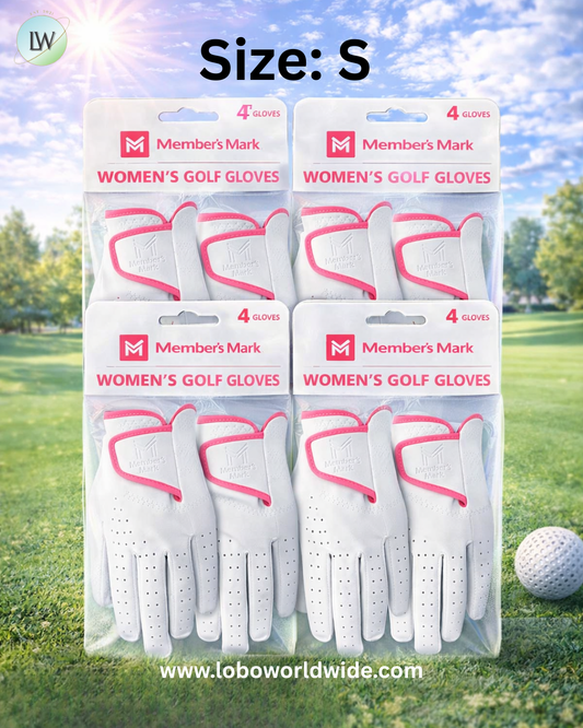 Member's Mark Women's 4 pk. Elite Premium Golf Gloves, Choose Size